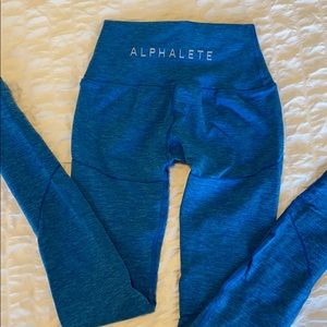 NEW Alphalete blue leggings